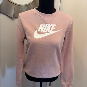 Nike Women's Blush Pink Logo Sweatshirt